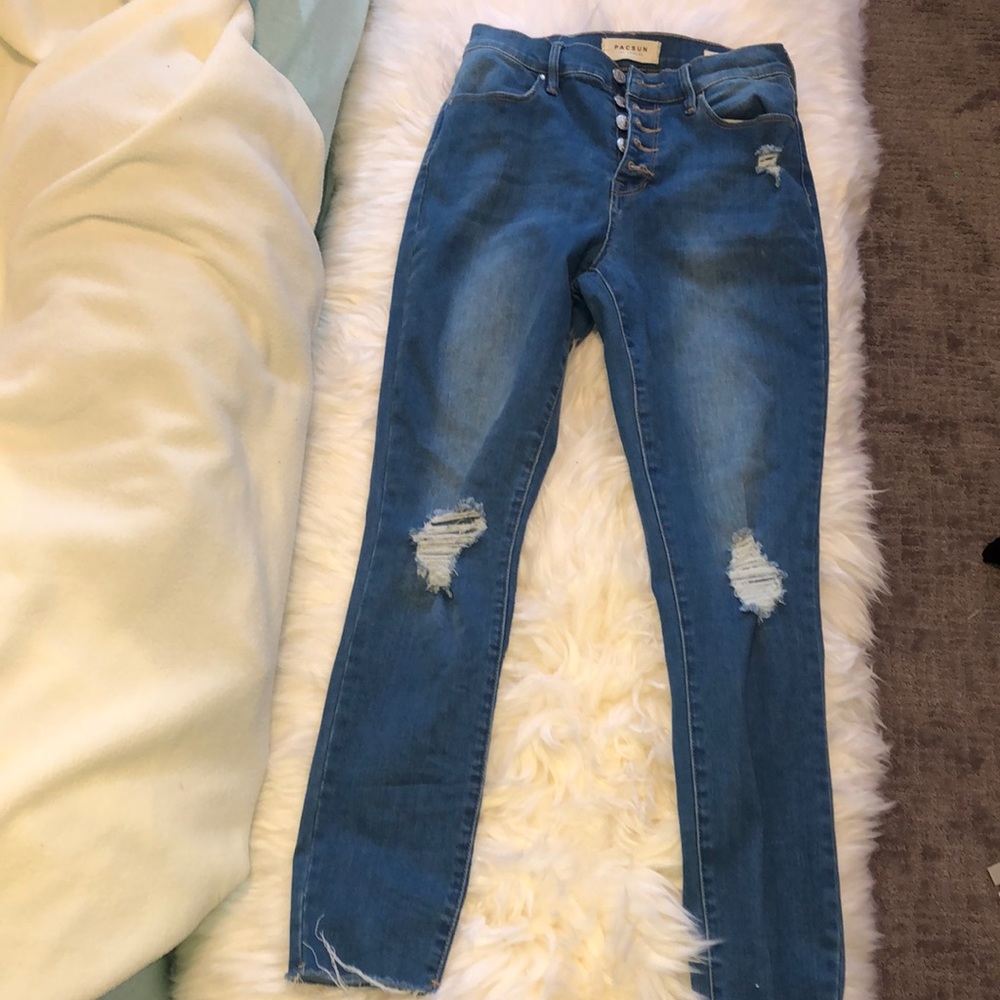 high rise PacSun jegging